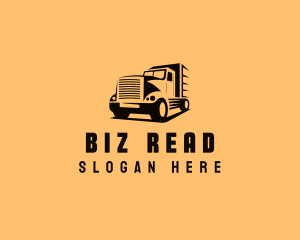 Transport Truck Vehicle logo design