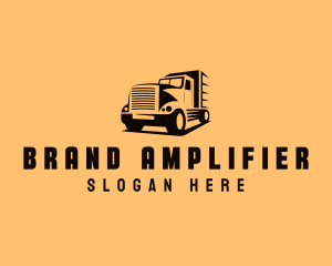 Transport Truck Vehicle logo design