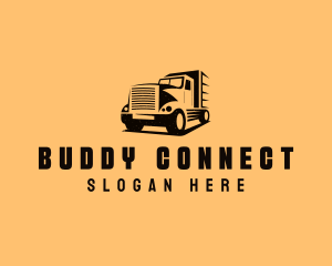 Transport Truck Vehicle logo design