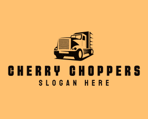 Transport Truck Vehicle logo design