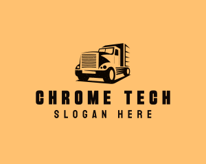 Transport Truck Vehicle logo design