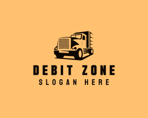 Transport Truck Vehicle logo design