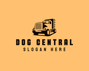 Transport Truck Vehicle logo design