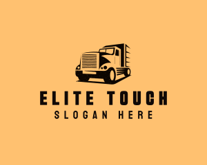 Transport Truck Vehicle logo design