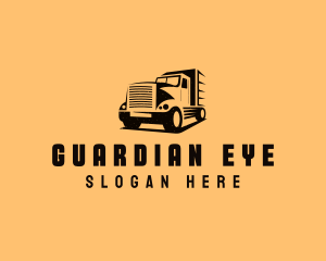 Transport Truck Vehicle logo design