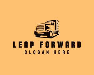 Transport Truck Vehicle logo design