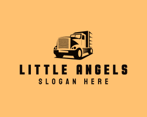 Transport Truck Vehicle logo design