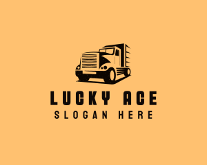 Transport Truck Vehicle logo design