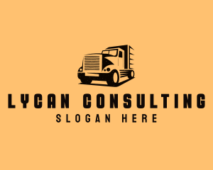 Transport Truck Vehicle logo design