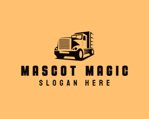 Transport Truck Vehicle logo design