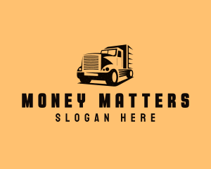 Transport Truck Vehicle logo design