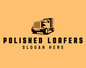 Transport Truck Vehicle logo design