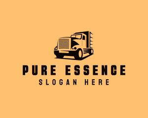 Transport Truck Vehicle logo design