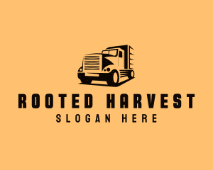 Transport Truck Vehicle logo design