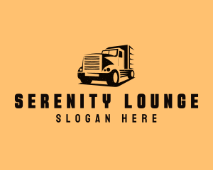 Transport Truck Vehicle logo design