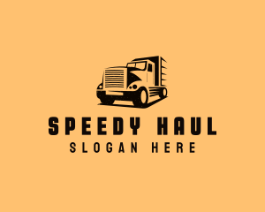 Transport Truck Vehicle logo