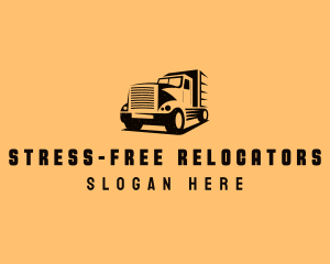 Transport Truck Vehicle logo