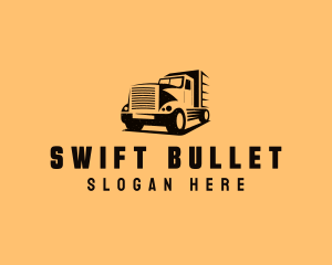 Transport Truck Vehicle logo design