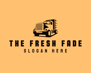 Transport Truck Vehicle logo design