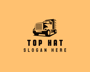 Transport Truck Vehicle logo design