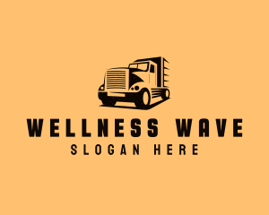 Transport Truck Vehicle logo design