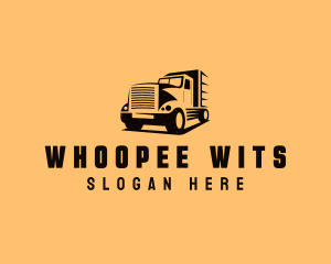 Transport Truck Vehicle logo design