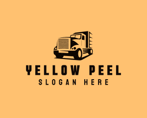 Transport Truck Vehicle logo design