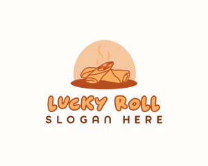 Fried Spring Roll logo design