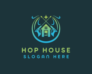 House Pressure Washing  logo design