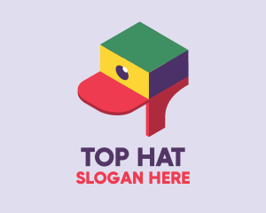 Isometric Outdoor Hat  logo design