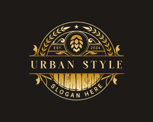 Luxury Barrel Brewery Logo