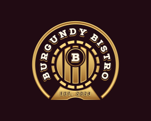 Deluxe Barrel Brewery logo design