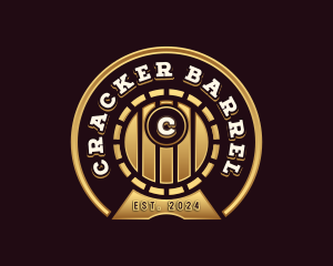 Deluxe Barrel Brewery logo design