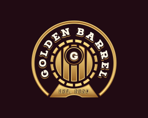 Deluxe Barrel Brewery logo design