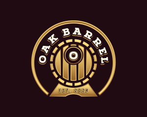 Deluxe Barrel Brewery logo design