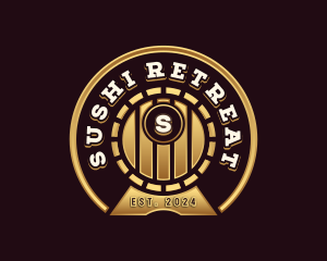 Deluxe Barrel Brewery logo design