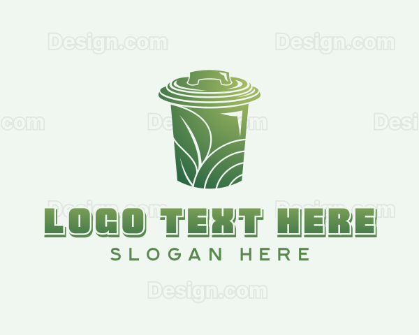 Eco Garbage Waste Logo