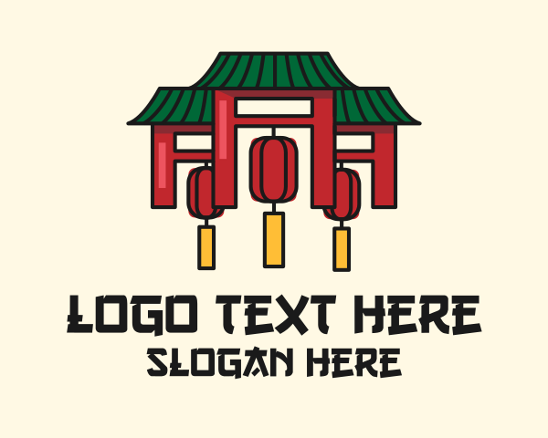 Pagoda logo example 4