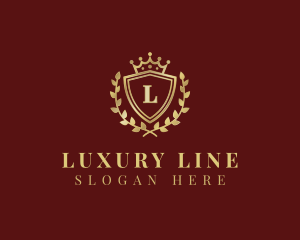 Royal Shield Luxury logo design