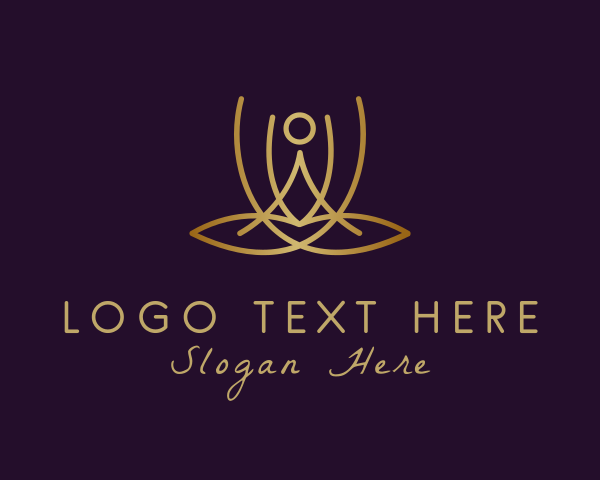 Gold Yoga Instructor  logo