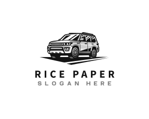 SUV Car Transportation Logo