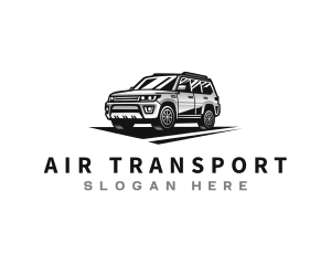 SUV Car Transportation logo design