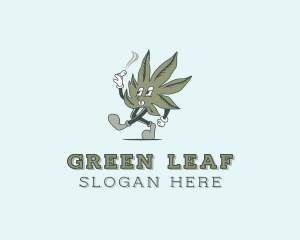 Marijuana Smoking Weed logo