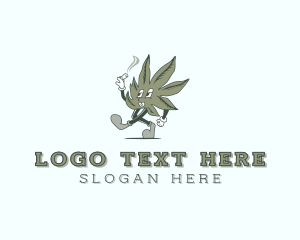 Marijuana Smoking Weed logo