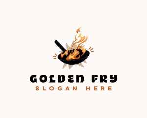 Pan Wok Cooking logo design