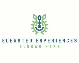 Experiment Lab Biotechnology logo design