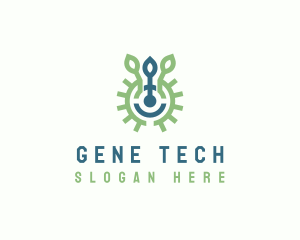 Experiment Lab Biotechnology logo design