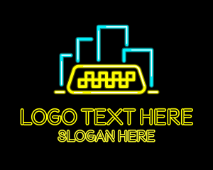 Neon City Taxi  Logo