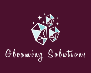 Diamond Shiny Sparkle logo design