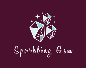 Diamond Shiny Sparkle logo design